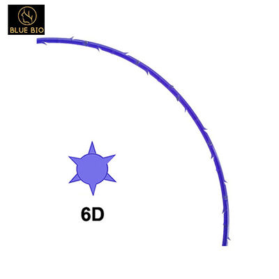 Сутура Cog колючая 18g 38mm потока 6d Pdo продевает нитку острый Cannula иглы
