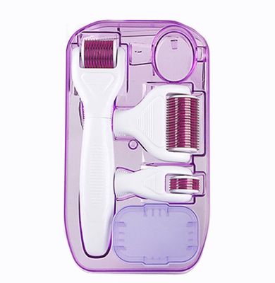 4 в 1 иглах набора 300/720/1200 ролика Microneedle Derma ролика Derma для обработки волос подмолаживания кожи
